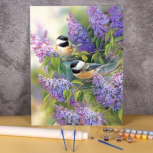 Animal Bird Paint By Numbers Package Acrylic Paints 50*70 Picture By Numbers Photo Home Decor For Kids For Drawing Handiwork