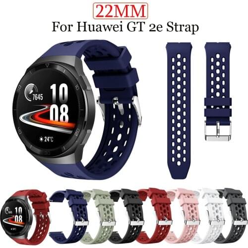 For Huawei Watch GT 2E Official style Silicone Band Strap Replacement 22mm Watchband for Huawei Watch gt2e Smart Watch Band