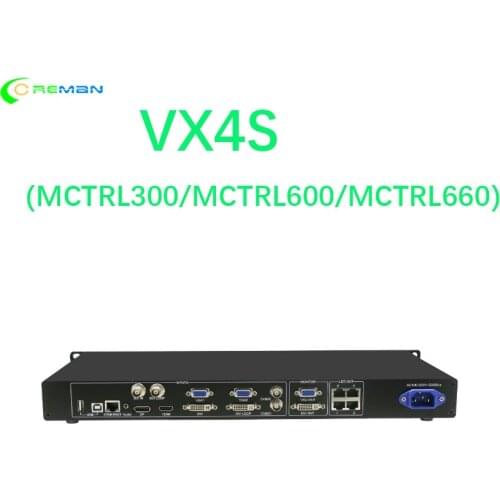 Novstar vx4s led video processor include CVBS2 VGA2 DVI1 HDMI1 DP1 and SDI1 for HD LED display VX4U MCTRL300