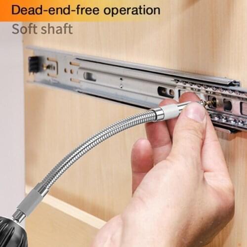 1/4'' 150/400mm Universal Soft Shaft Batch Head For Electric Drill Bit Holder Flexible Screwdriver Hex Shank Extension Dropship