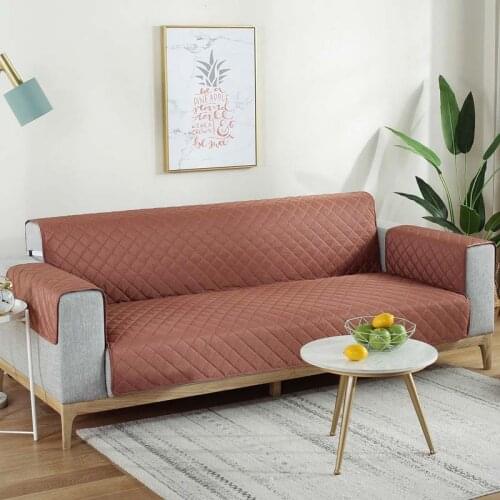 Waterproof Home lounge Armrest Couch Cover Chair Pet Mattress Furniture Protector Removable Slipcovers 1/2/3 Seat