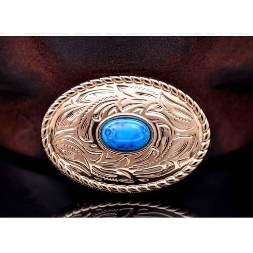 6pcs 27mm Quality Gold Flower Engraved Turquoise Concho Hardware For Leathercraft Belt Saddle Headstall Bridle Decor