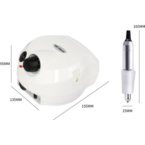 Nail Drill Machine 35000RPM Pro Manicure Machine Apparatus for Manicure Pedicure Kit Electric Nail File with Cutter Nail Tool