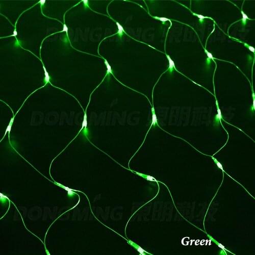 Free Shipping 15pcs/lot 9 colors 1.5m*1.5m Net Lights Christmas led string light Garden Decoration 96led AC 110v US Plug