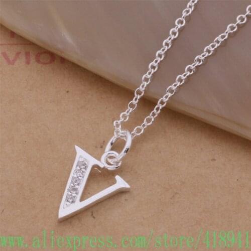 Free shipping silver plated Necklace,silver plated fashion jewelry /cdyakvfa dqiamhpa P-V