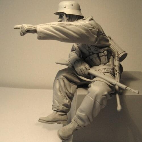1/16 Winter Panzer Riders 1943-44 (Part VII), Resin Model figure GK, Soldier, War theme, WWII, Unassembled and unpainted kit