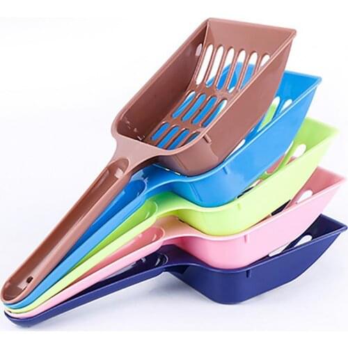 Solid Color New Style Portable Tray with Handle Compact Solid Color Cat Litter Sifter Pet Kitten Products Accessories Supplies