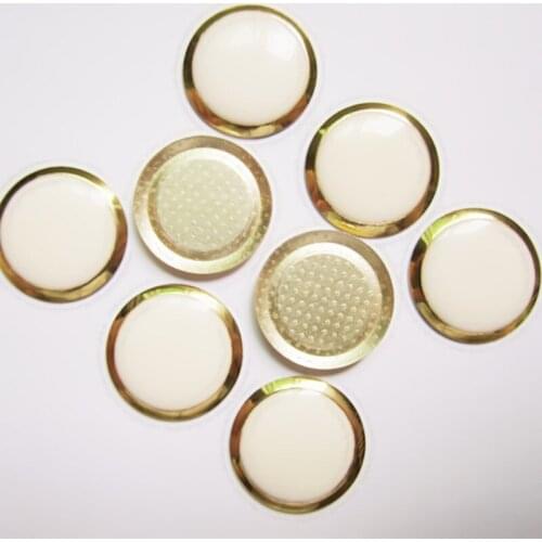 Metal Studs Round AA Nailhead Hotfix Decorative Metal Rivets 10Mm/16Mm Painted Punk Spike White In Gold Aluminum Diy Stud SINUAN