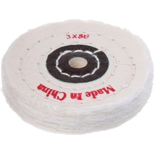 3'' Cloth Buffing Polishing Wheel Buffer Polish Jewelry Grinder Pad Handcraft