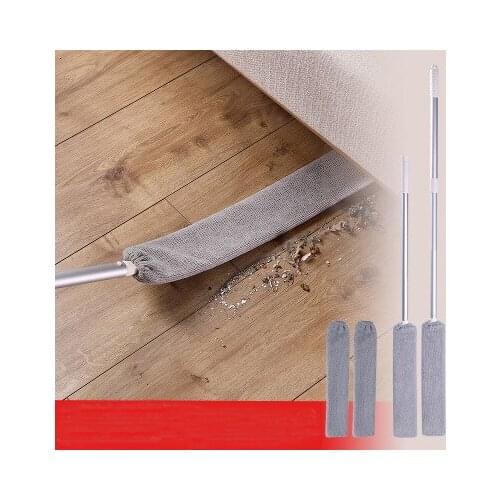 Bedside Dust Brush Long Handle Mop Sweep Artifact Household Bed Bottom Gap Clean Fur Hair Sweeping Dusty Magic Duster Tools