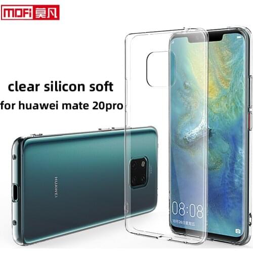 Clear case for huawei mate20 pro case huawei mate 20pro cover tpu transparen soft silicon ultra thin funda Mofi back coque case