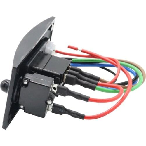 Three-Way Bilge Pump Panel Rocker Switch Automatic/Off/Manual with Built in 20A