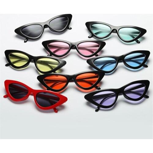 Hot Fashion Sexy Retro Sunglasses Women Small Triangle Sun Glasses Shades Ladies Trending Streetwear UV400 Eyewear Accessories