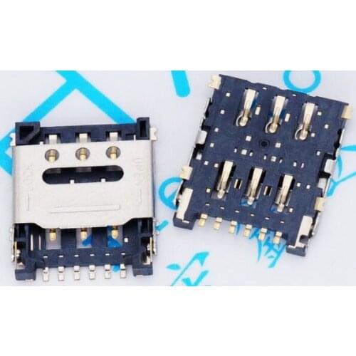 10PCS NANO SIM Card Socket 6P Card Socket