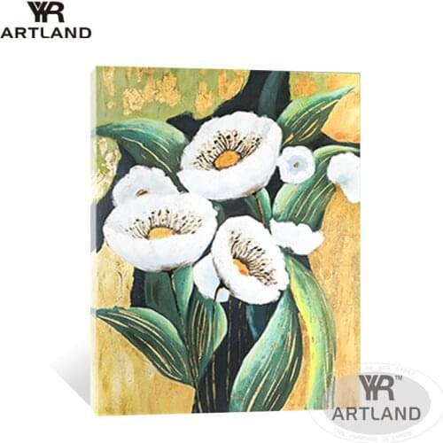 100% Handmade canvas oil paintings wall hanging pictures Morning glory image for living room bedroom home decoration no framed