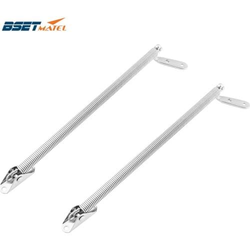 2PCS SS 304 Deck Hatch Spring Adjuster Cabin Hardware Door Porthole Door Hatch Support Spring Holder Boat Accessories