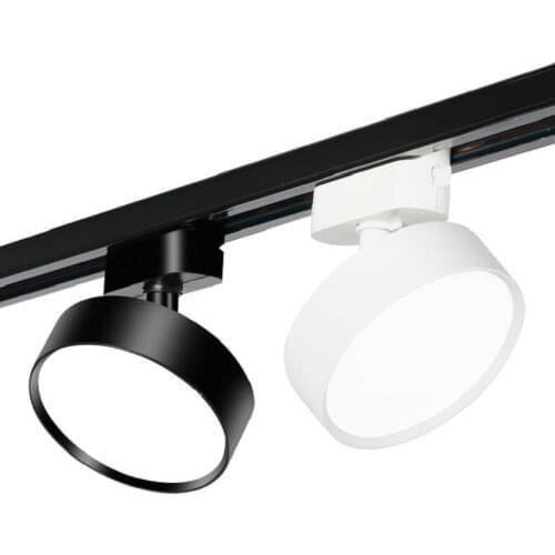 4wires 3phase 10W 15W 20W COB Track Lamp Lights Rail Spotlights Leds Tracking Fixture Spot Lights Reflectors for clothes Store