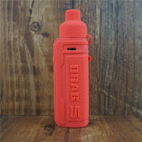 Silicone case for Voopoo Drag S VAPE KIT protective texture cover rubber sleeve wrap skin 5pcs