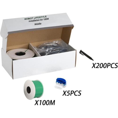 50m Virtual Wire, 100pcs Pegs, 3pcs Cable connector,2pcs Termina For Robot Lawn Mower YZ-2, YZ-2.1, YZ-4, YZ-4.1, SPM19A, CC150
