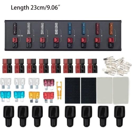 T3LB 8Port Connector Power Splitter Distributor Source AP8S Durable Power Distributor Splitter Distributor Source