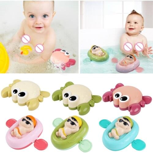 Baby Bath Toys Swimming Pool Water Game Wind-up Clockwork Crab Toys Shower Bathing Toys for Kids Gifts Jouets de bain pour bébé