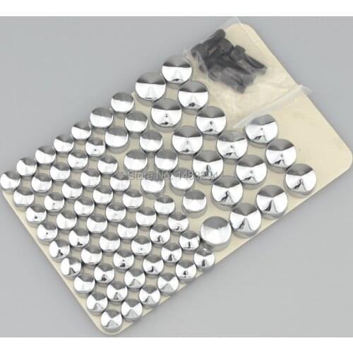 Chrome Bolt Topper Caps Cover Fits For Harley Touring FLT-FLH 2007-2015