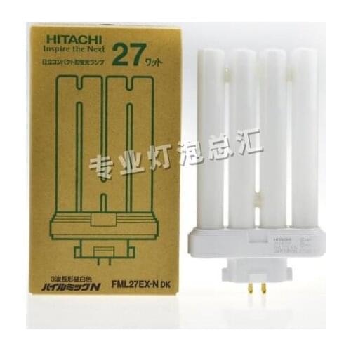 HITACHI FML27EX-N DK 27W CFL compact fluorescent lamps, 4 pin parallel pipes, FML27EXN