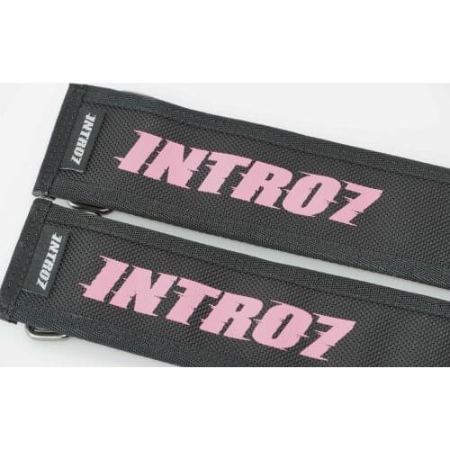 INTRO7 Bicycle Fixed Gear Cycling Pedals Bands Feet Set With Straps Beam Foot Cycling Bike Anti-slip Bicycle Pedals Strap