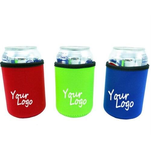 Red,Green And Blue Colour, Customized LOGO Stubby Holders ,Neoprene Can Coolers , free shipping