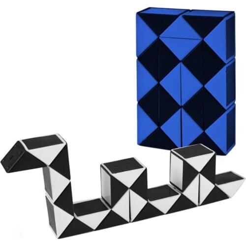 1pc Mini Snake Speed Strange-shape Puzzle Ruler Twist Educational Funny Toys For Children Free shipping