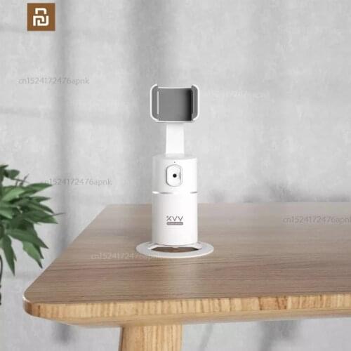 New Xiaomi Smart Live PTZ Stand Ai Smart Tracking Smart Face Follower Type-C Charging 360° Rotating Live Mobile Phone Holder