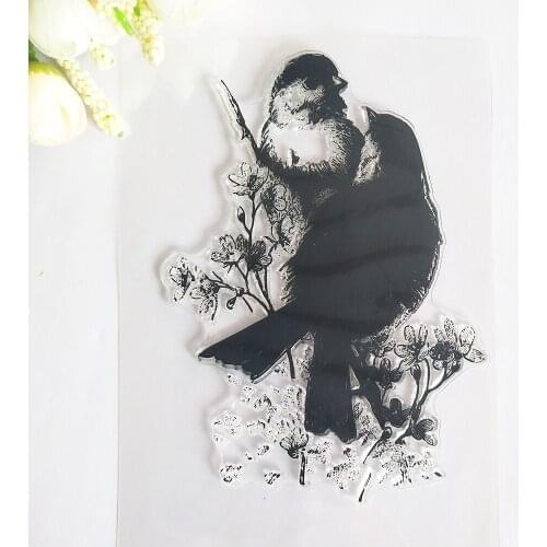 Two Orioles Transparent Clear Stamp/Seal for DIY Scrapbooking / Photo Album Decorative Silicone Stamps Sheets