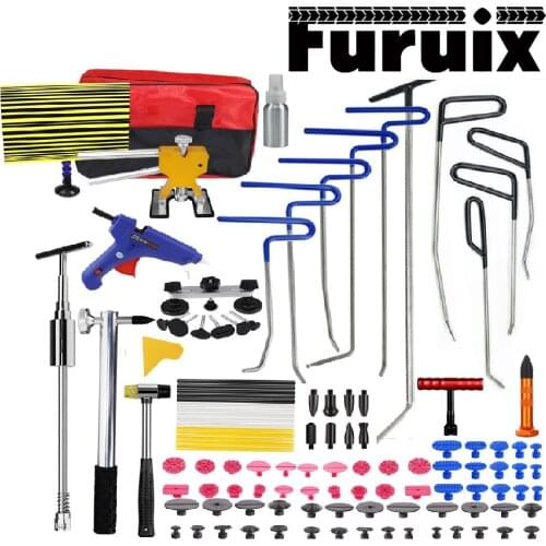 Hooks Spring Steel Push Rods Dent Removal Car Dent and Wall Repair Car Body Repair Kit Paintless Dent Repair Tool