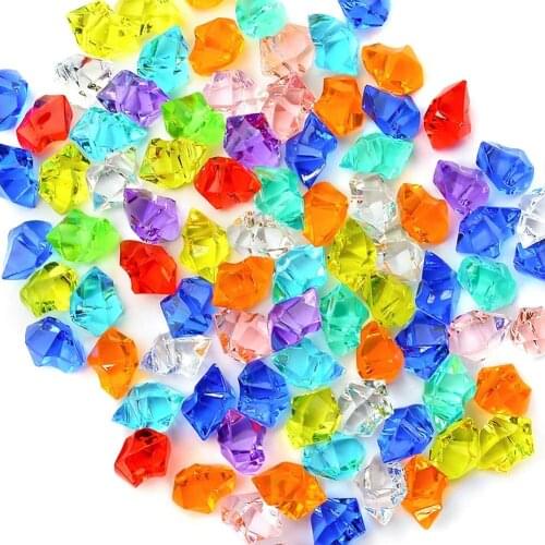 Acrylic Colorful Treasure Gemstones Crystals for Vase Fillers Event Party Wedding Arts and Crafts Birthday Decorations Favor