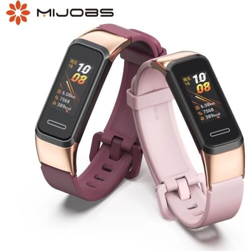 Strap for Huawei Band 4 Bracelet for Honor 5i Wristbands Silicone Wrist Belt Compatible for Huawei 4 Band Wine Red Strap Correa