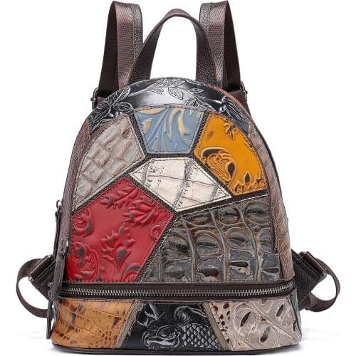 Women Genuine Leather Backpacks Ladies Luxury Designer Shoulder Bags Large Capacity Backpack For Female Girls High Quality Bag
