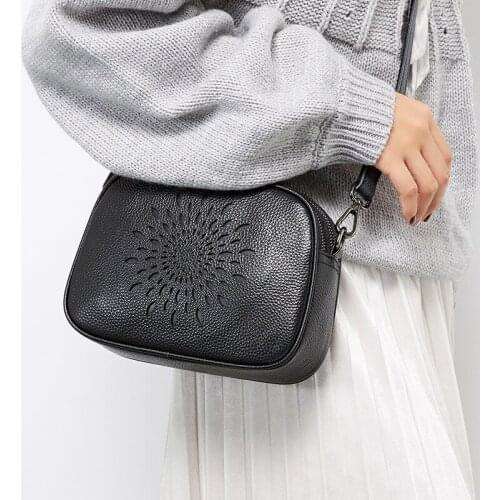 Cow Leather Bag Fashion Brand Shoulder Messenger Crossbody Bags Shoulder bag Mini Bags For Women 2020