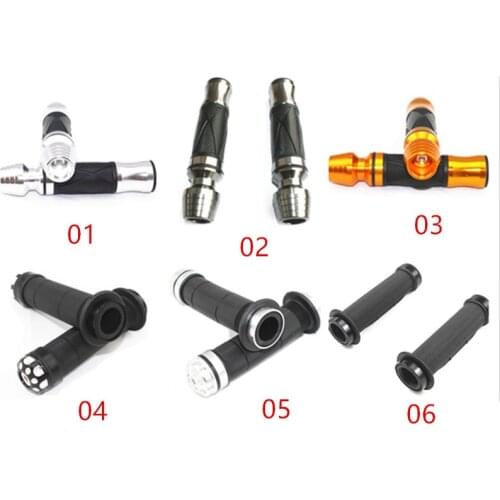 Universal Motorcycle Handle Bar Grips Rubber Gel Aluminum 7/8'' 22mm Sports Bikes For Honda Yamaha Suzuki Kawasaki