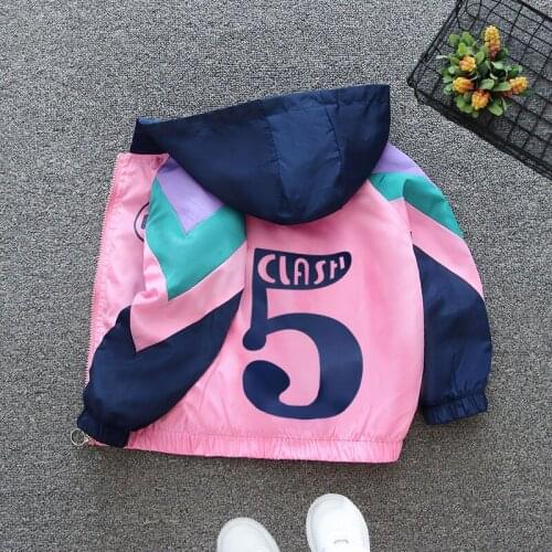 Children Baby Windbreaker Jacket for Boy Spring Autumn Kid Boys Clothes Kids Child Trench Coat Girls Cotton Jackets