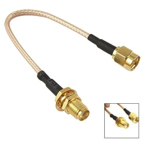 WIFI router extension cable SMA male to SMA female nut next wall connector RG316 coaxial cable 11CM / 15CM
