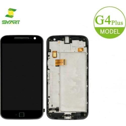 For Motorola G4 Plus LCD Display Touch Screen With Frame Digitizer Assembly Replacement For Moto XT1644 XT1640 XT1641 LCD Screen