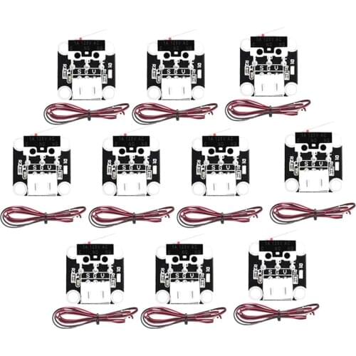 10Pcs 3D Printer Parts X/Y/Z Axis End Stop Limit Switch 3Pin N/O N/C Control Easy to Use Micro-Switch for CR-10 Ender 3