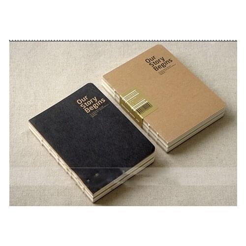 2pcs Classic A5 nuded blank sketch block note book student writting notepad traveling diary book