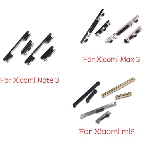 20Pcs/Lot,Side Power Key +Volume Button For Xiaomi Mi A2 6 6X 9 8 Lite Max Note 3 Play Parts
