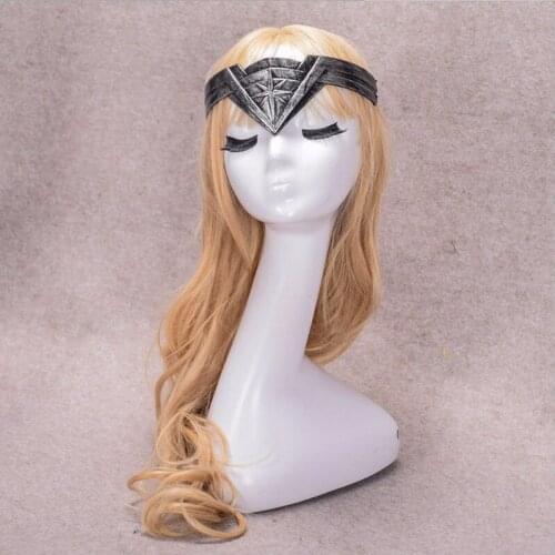 2021 Superhero Woman Halloween Cosplay Props Accessory Diana Cosplay Costumes Headwear Headband Masks