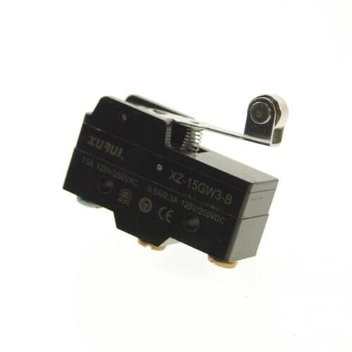 5 x XZ-15GW3-B NO+NC Miniature Micro Switch SPDT Hinge Roller Lever 15A 125V