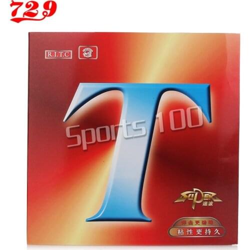 729 Friendship Original SUPER T Pimples In Table Tennis Rubber Pips-In Ping Pong Sponge Tenis De Mesa