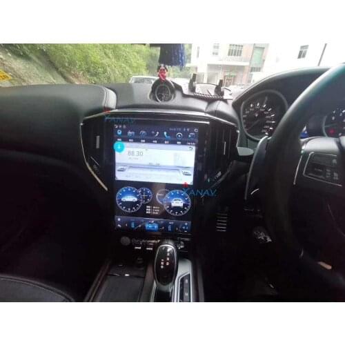 Android Car audio DVD player GPS navigation For-Maserati GHIBLI 2014 2015 2016 Car video HD vertical screen Multimedia player