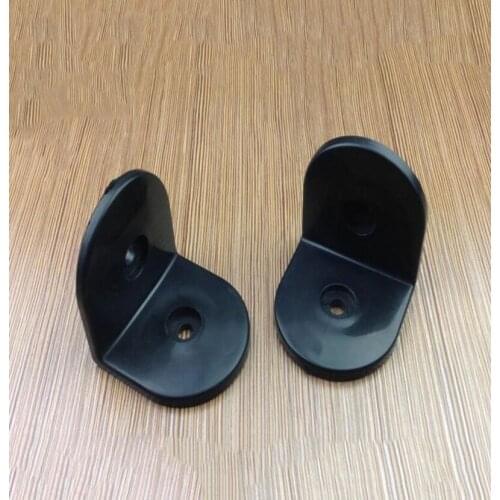 Black Nylon Plastic Corner Right Angle 52x53mm