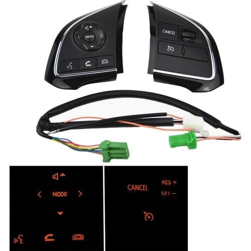 For Mirage 2016 Car Steering Wheel Cruise Control Buttons For Mitsubishi Outlander 2016 2018 2019 2020 Remote Control Switch